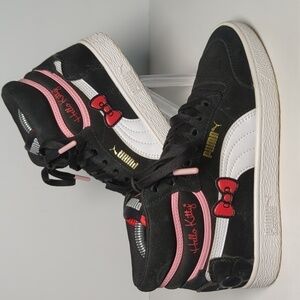 Puma Ralph Sampson Mid X hello kitty high top sneakers woman's size 6 EU 36